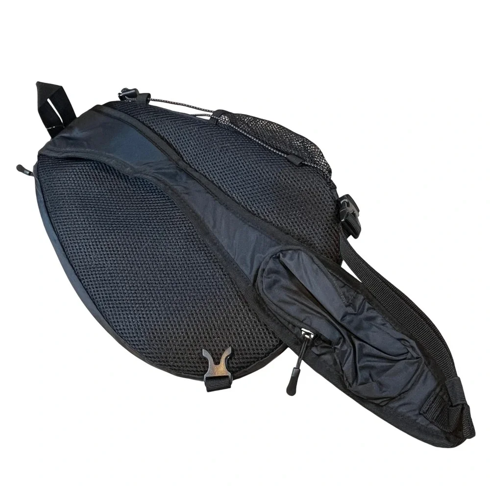 Eddie Bauer Ripstop Sling Pack Black Crossbody Backpack EBB1007 NWT